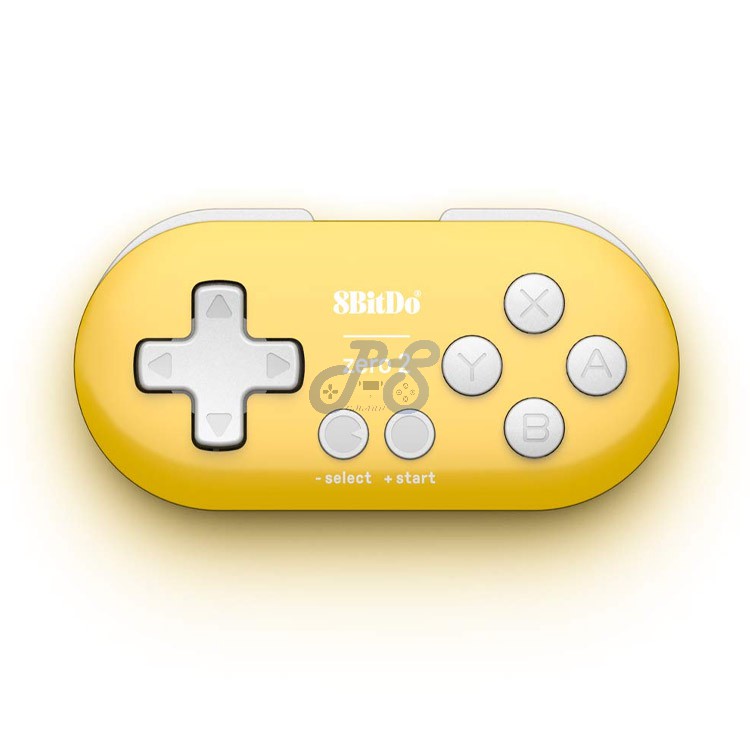 8bitdo zero 2 wireless gamepad yellow