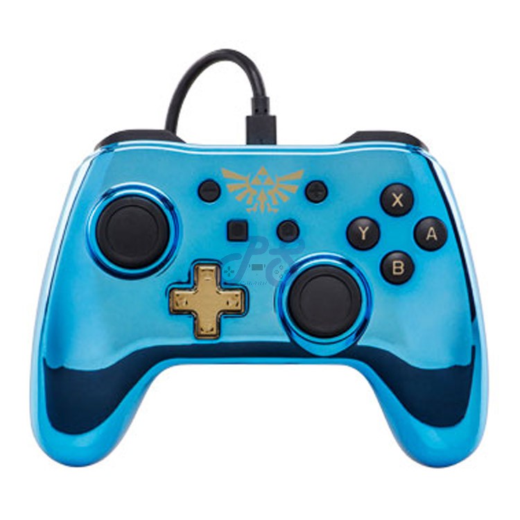 powera nintendo switch wired controller the legend of zelda breath of the wild chrome edition