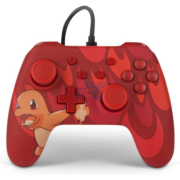 powera nintendo switch wired controller blazing charmander edition