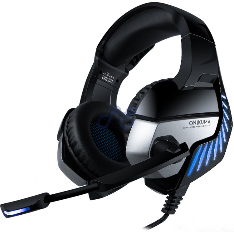 onikuma k5 pro gaming headset blue led
