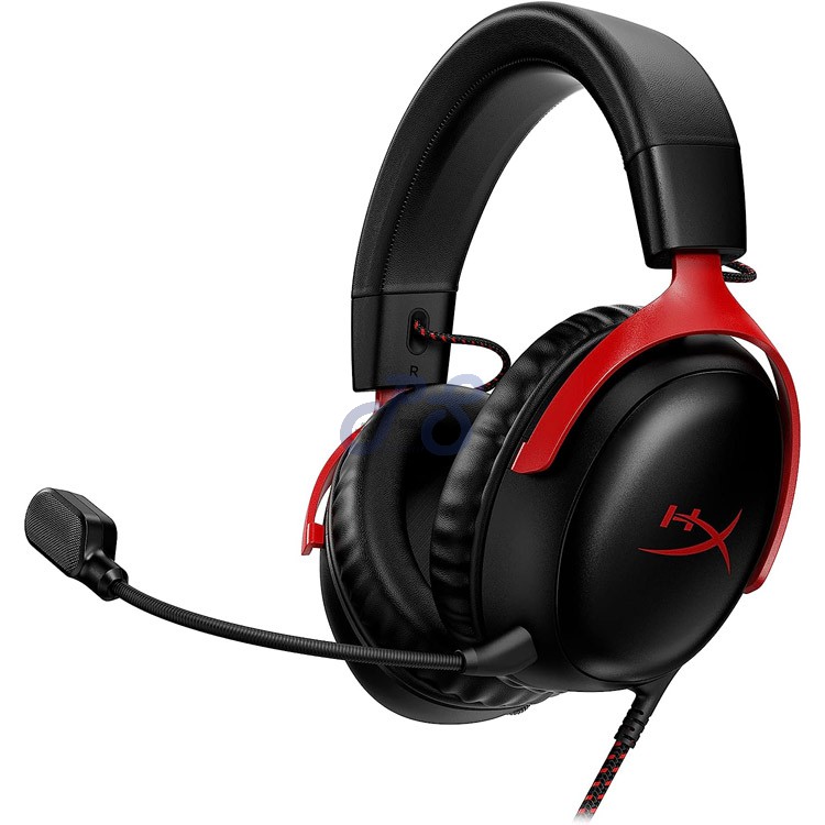 hyperx cloud iii gaming headset blackred