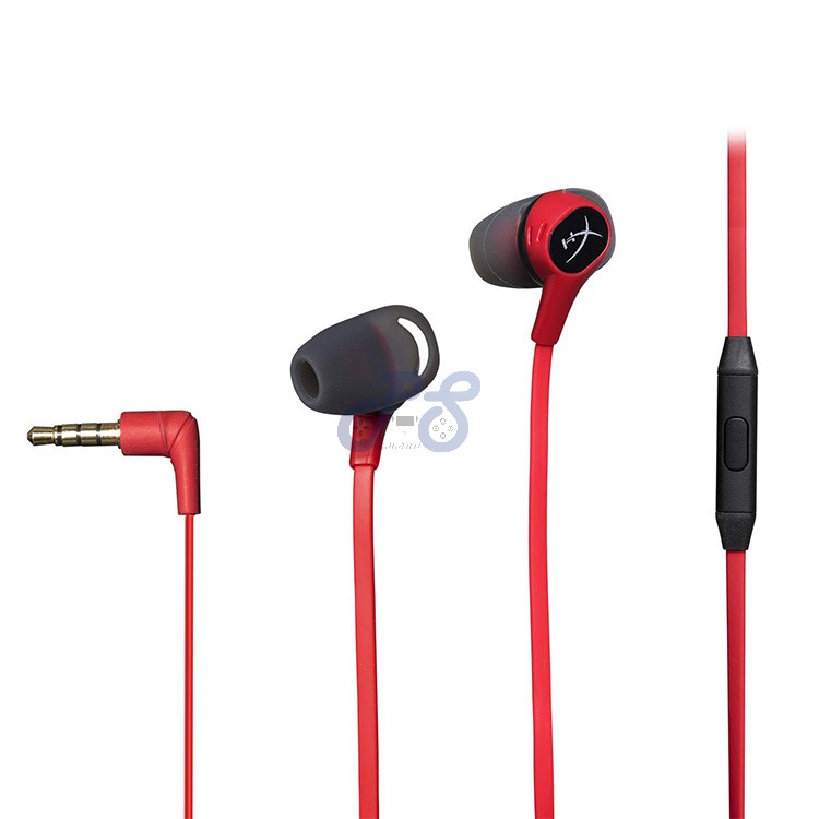 hyperx cloud earbuds red