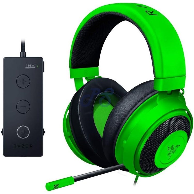 razer kraken thx 71 gaming headset tournament edition green