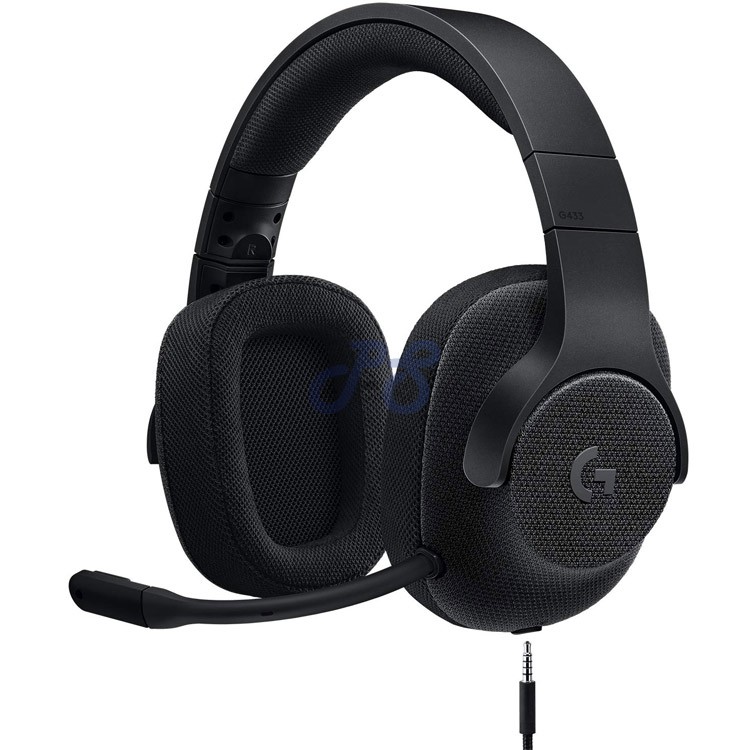 logitech g433 gaming headset black