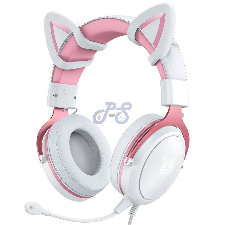onikuma x10 gaming headset whitepink