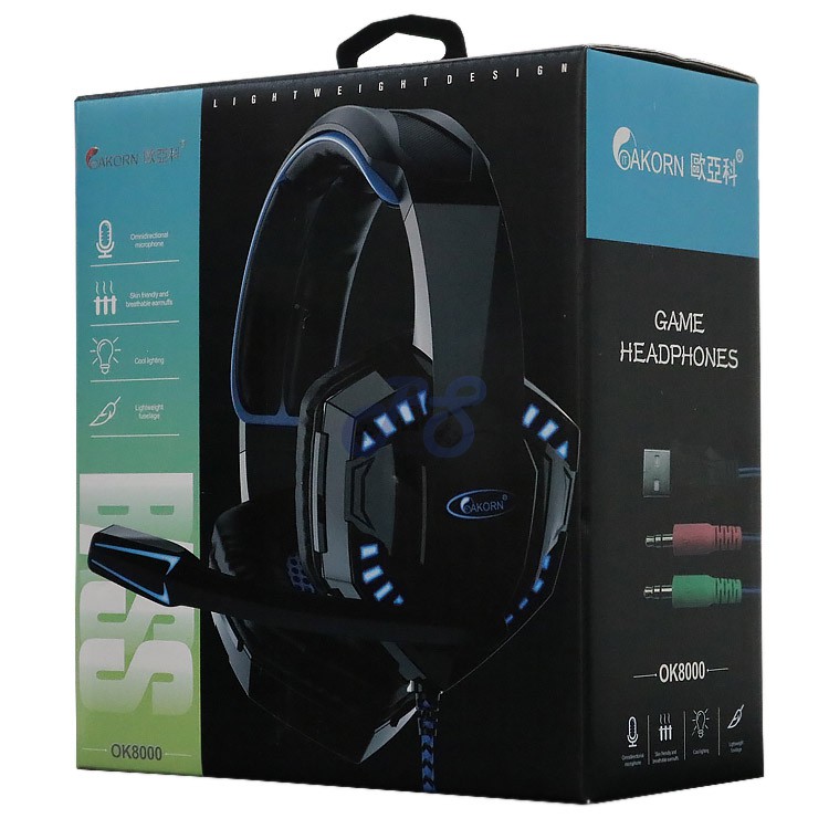 akorn ok8000 gaming headset