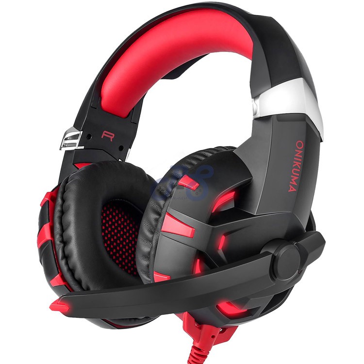 onikuma k2 pro gaming headset red