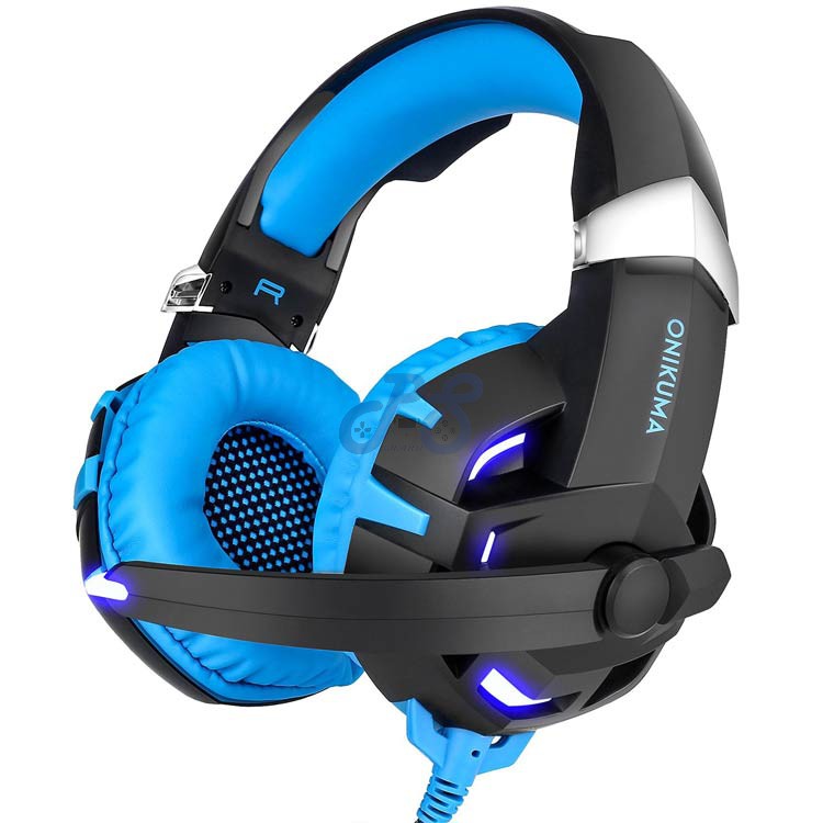 onikuma k2 pro gaming headset blue