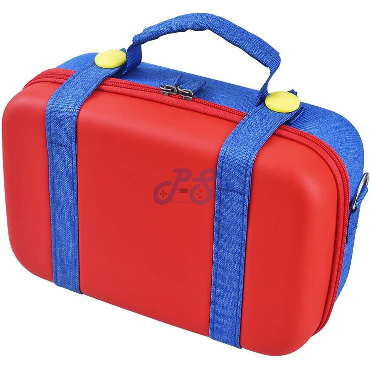 ravol carrying case for nintendo switch blue red