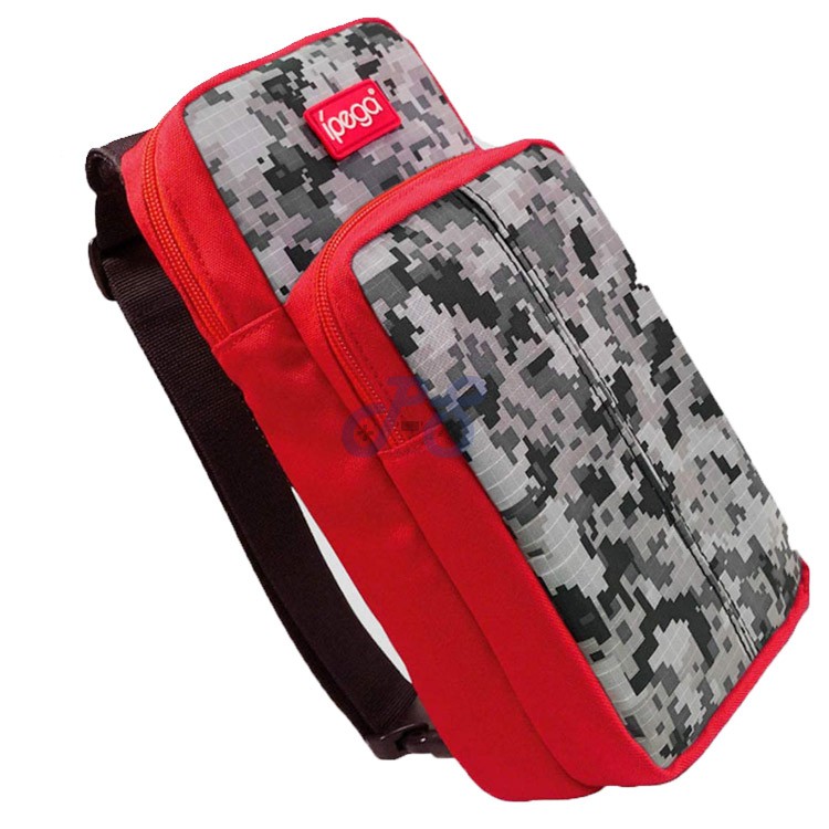 ipega sling bag for nintedo switch lite tactical jungle red