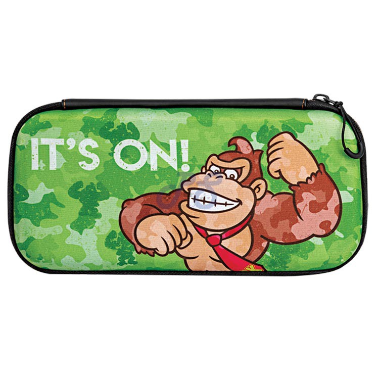 pdp slim travel case luigi camo edition