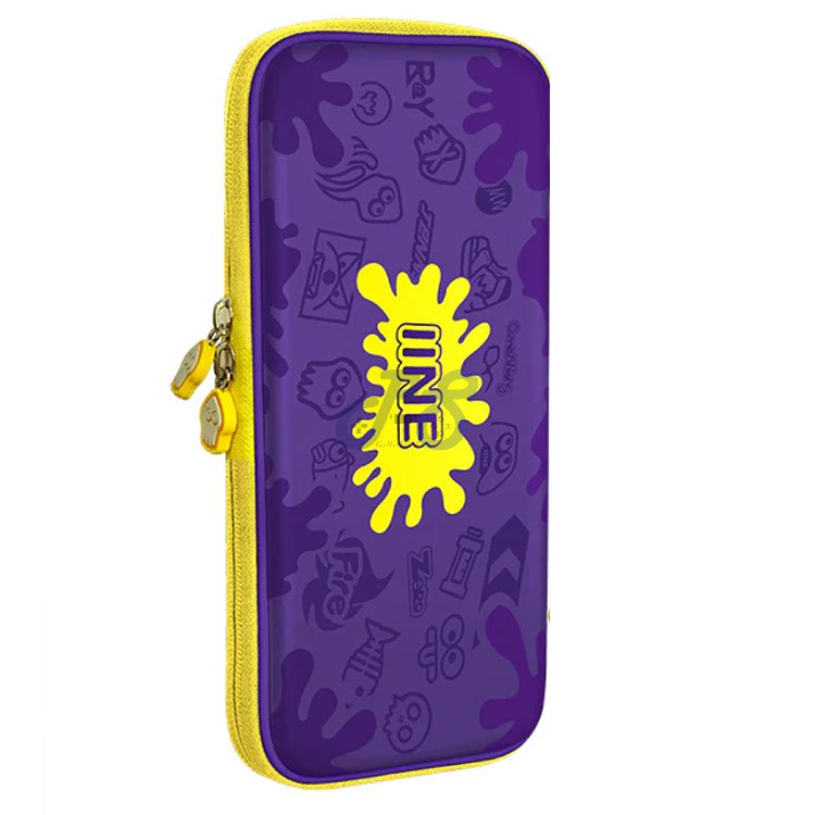 iine carrying case for nintendo switch splatoon purple
