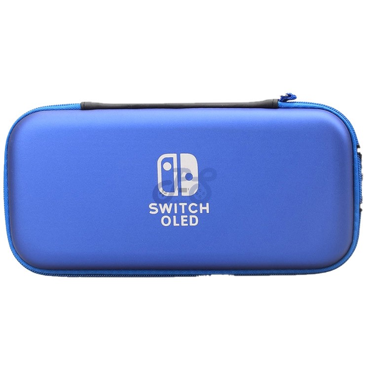 game world deluxe traveling case for nintendo switch oled blue