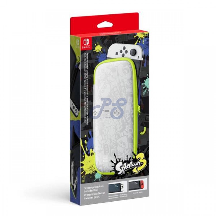 nintendo switch oled carrying case splatoon 3 edition