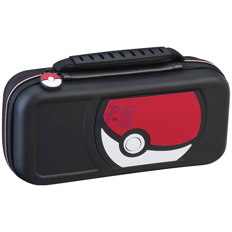nintendo switch deluxe travel case pokeball edition black