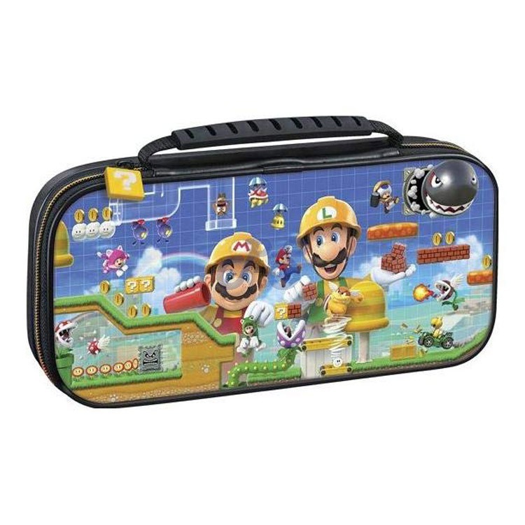 nintendo switch deluxe travel case super mario maker edition