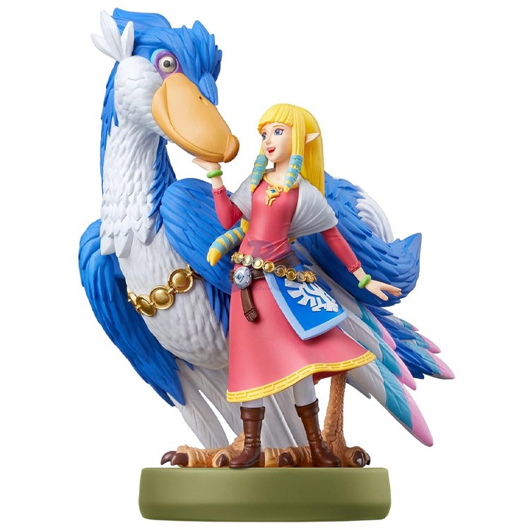zelda and loftwing amiibo figure the legend of zelda collection