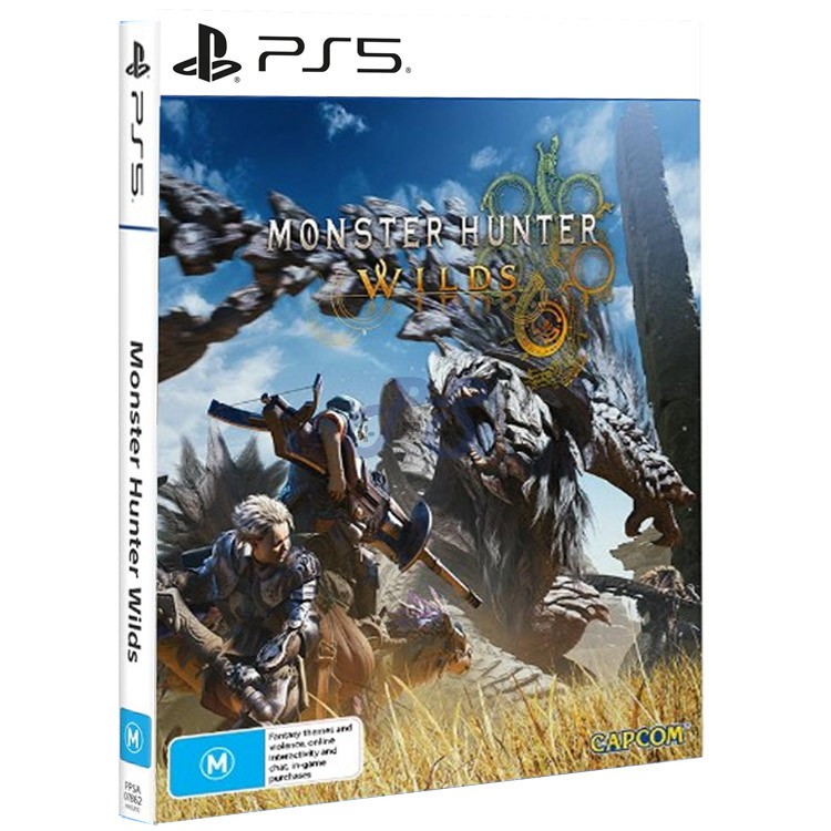 monster hunter wilds 3d cover ps5