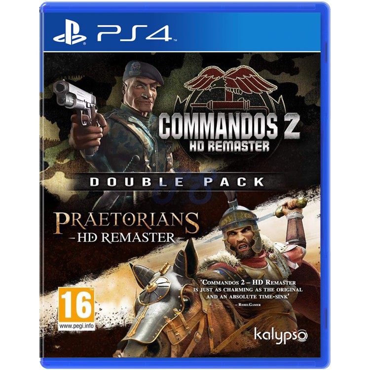 commandos 2 and praetorians hd remaster double pack ps4