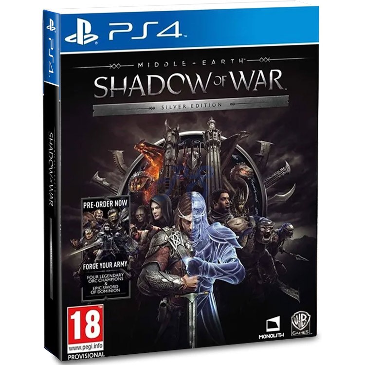middleearth shadow of war silver edition ps4