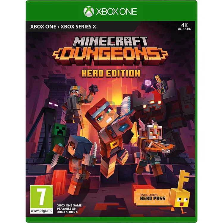 minecraft dungeons hero edition xbox