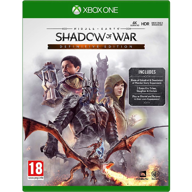 middleearth shadow of war definitive edition xbox one