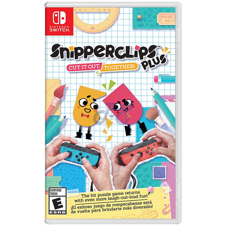 snipperclips plus cut it out together nintendo switch