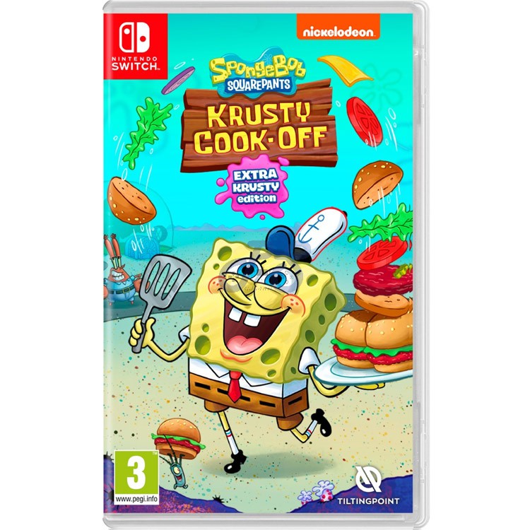 spongebob squarepants krusty cookoff extra krusty edition nintendo switch
