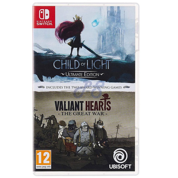 child of light ultimate edition valiant hearts the great war double pack nintendo switch