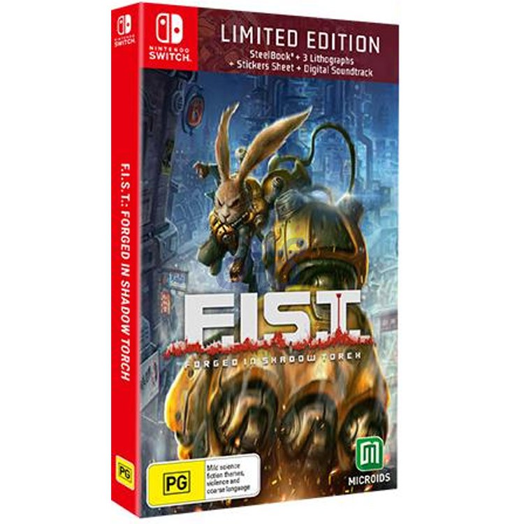 fist forged in shadow torch limited edition nintendo switch