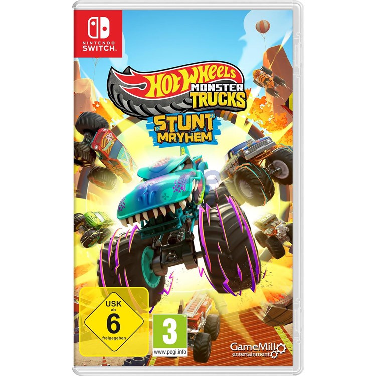 hot wheels monster trucks stunt mayhem nintendo switch