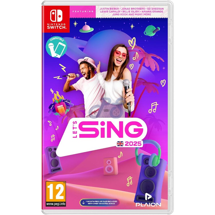 lets sing 2025 uk edition nintendo switch