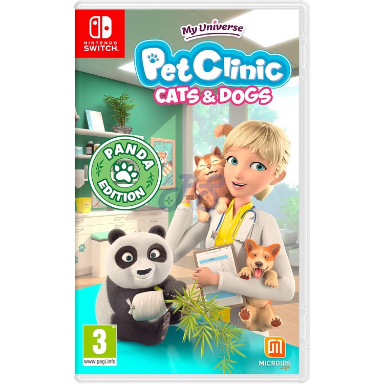 my universe pet clinic cats amp dogs panda edition nintendo switch
