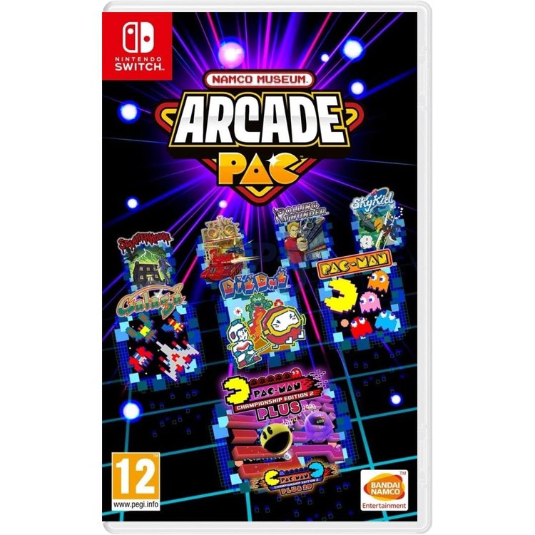namco museum arcade pac nintendo switch