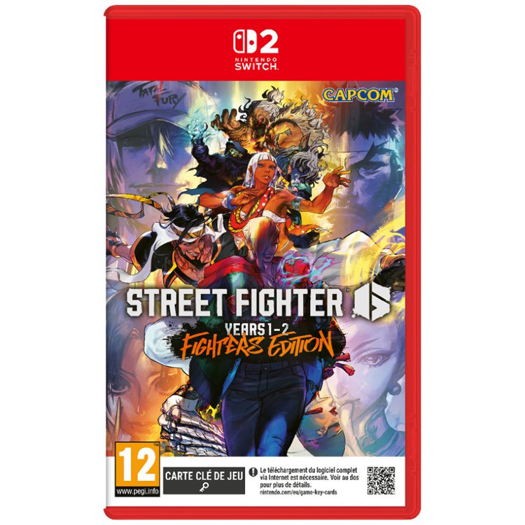 street fighter 6 years 12 fighters edition game key card nintendo switch 2