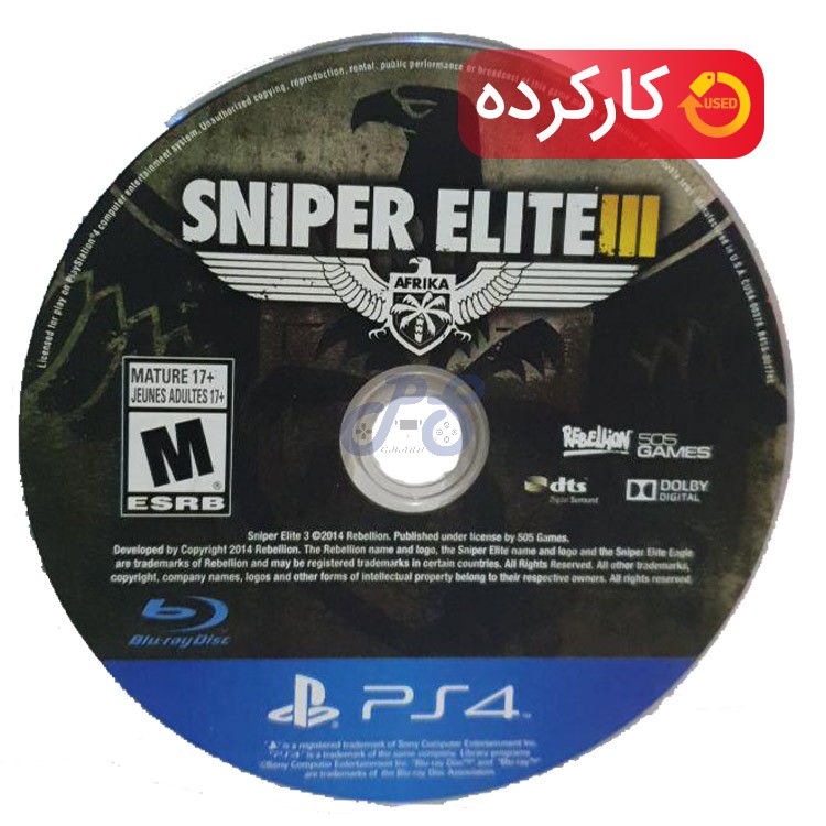 sniper elite iii ps4 کارکرده بدون قاب