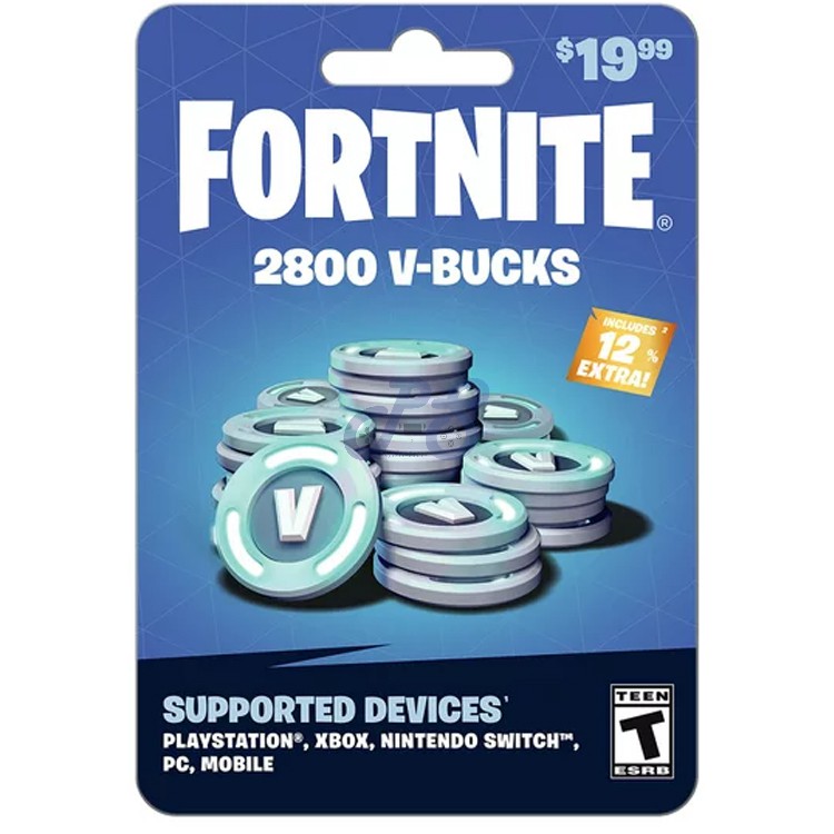 fortnite 2800 vbucks us