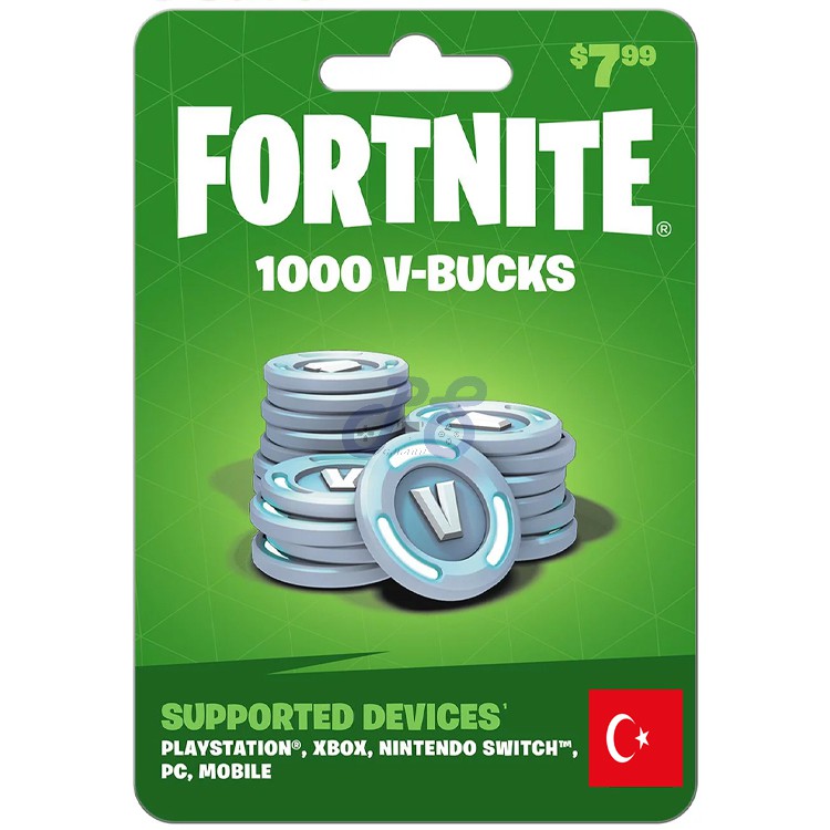 fortnite 1000 vbucks turkey