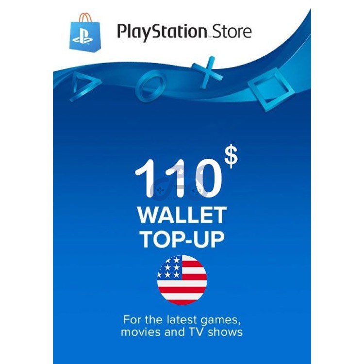 psn 110 gift card us دیجیتالی