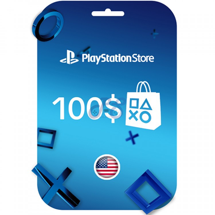 خرید گیفت کارت PSN آمریکا 100 دلاری Playstation Network Gift Card