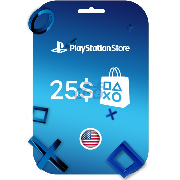 psn 25 gift card us دیجیتالی