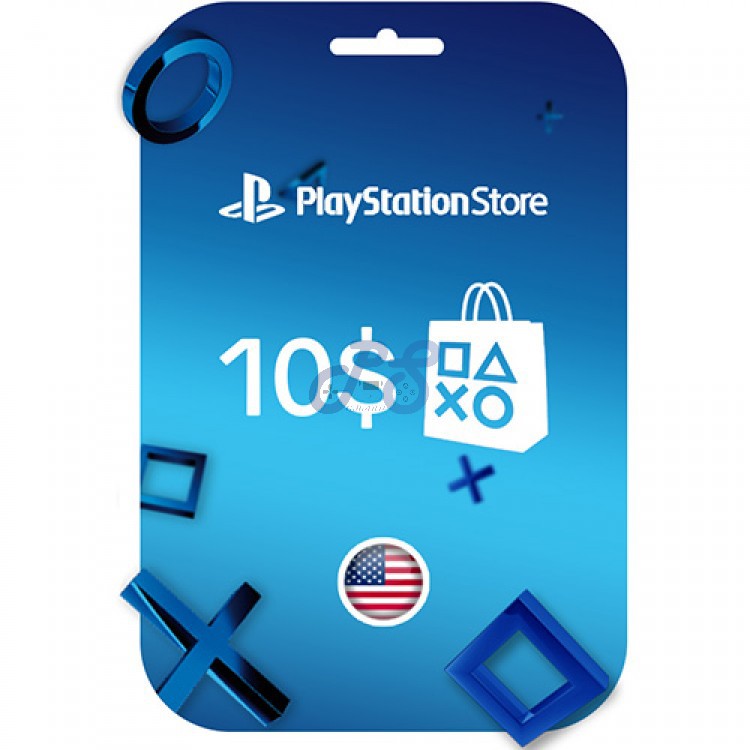 خرید گیفت کارت PSN آمریکا 10 دلاری Playstation Network Gift Card