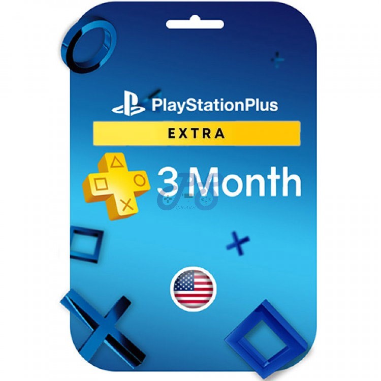 playstation plus extra 3 month us دیجیتالی