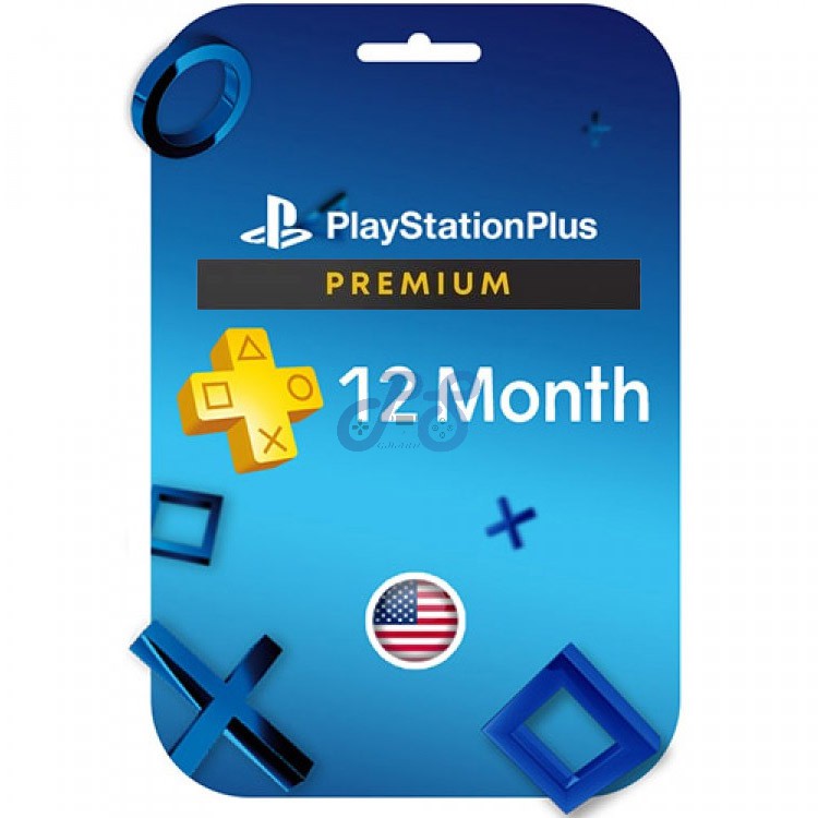 playstation plus premium 12 month us دیجیتالی