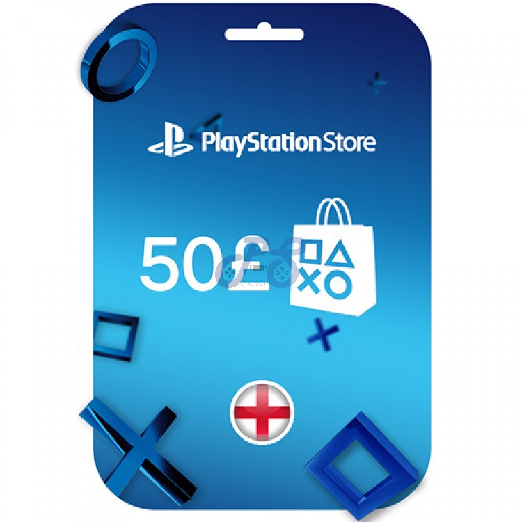 خرید گیفت کارت PSN انگلستان 50 پوندی Playstation Network Gift Card