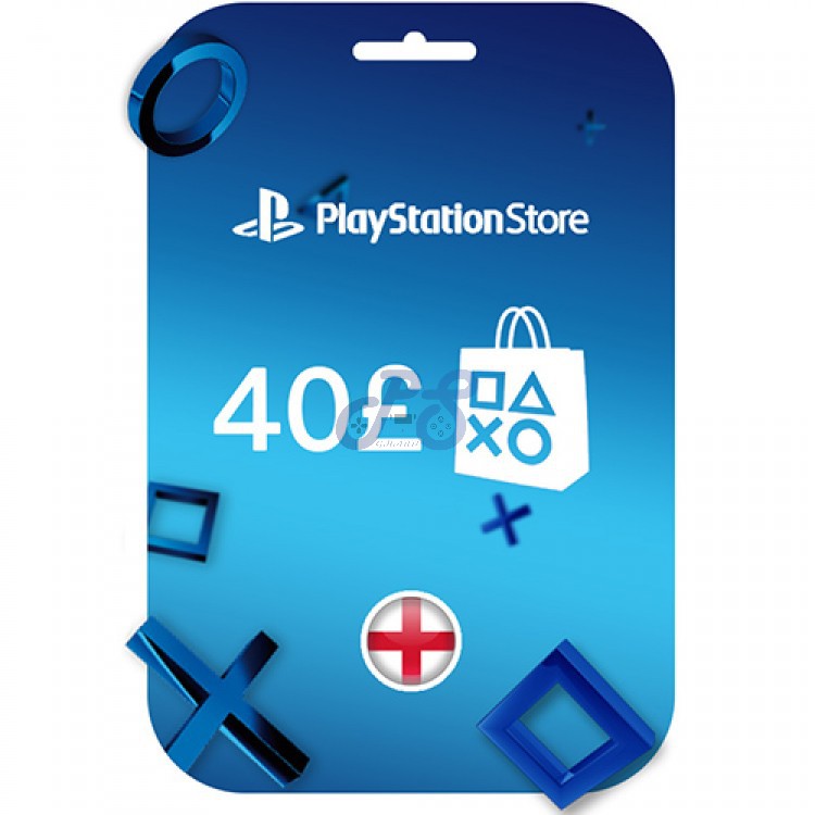 خرید گیفت کارت PSN انگلستان 40 پوندی Playstation Network Gift Card