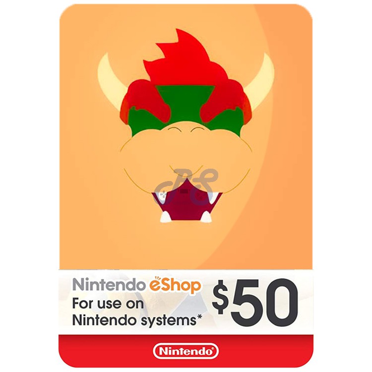 خرید Nintendo eShop 50 $ Gift Card دیجیتالی