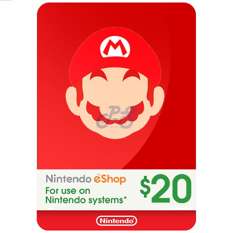 خرید Nintendo eShop 20 $ Gift Card دیجیتالی