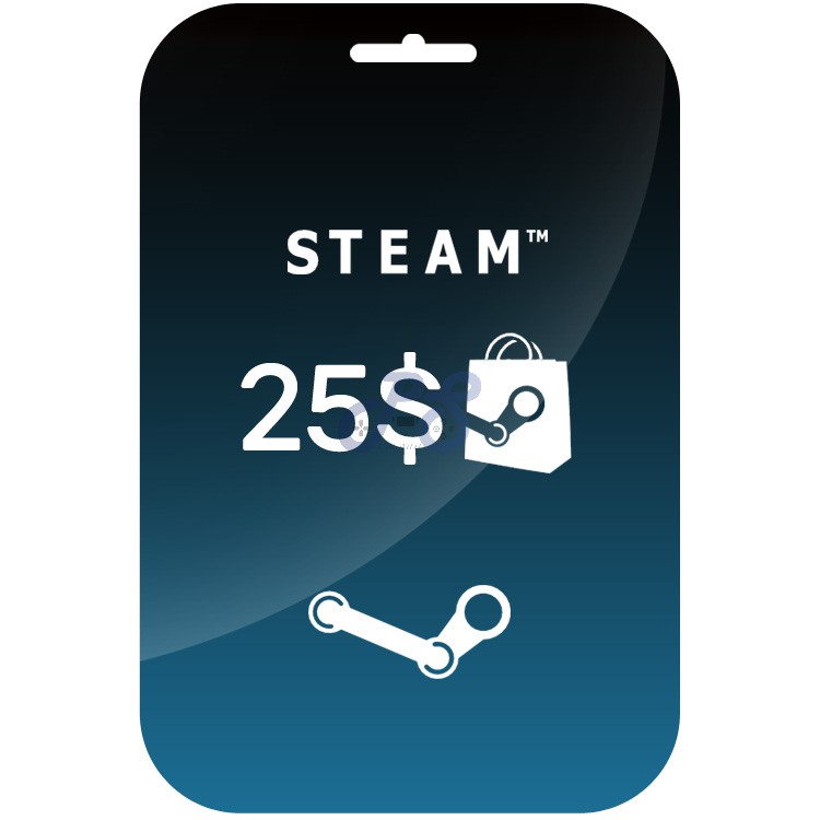 خرید کارت استیم 25 دلاری steam