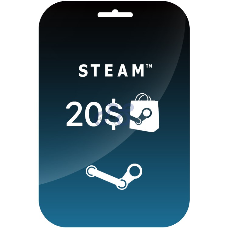 خرید کارت استیم 20 دلاری steam